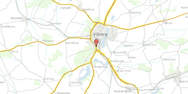 Trafikstøjkort på Liseborgvej 42, 8800 Viborg