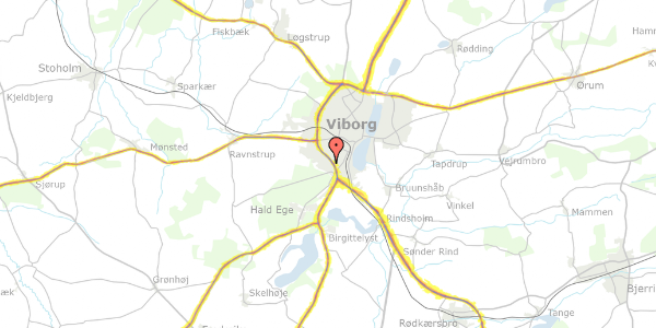 Trafikstøjkort på Liseborgvænget 30, 8800 Viborg