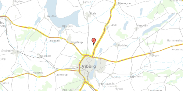 Trafikstøjkort på Løgstørvej 22, 8800 Viborg