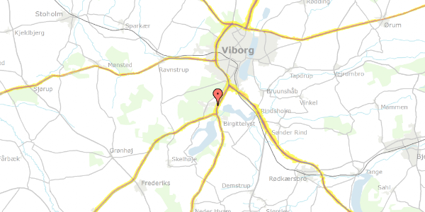 Trafikstøjkort på Nonbo Hegn 7, 8800 Viborg