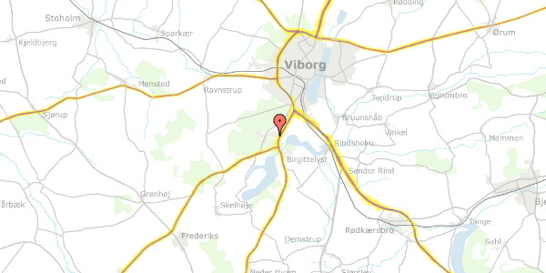 Trafikstøjkort på Nonbo Hegn 10, 8800 Viborg