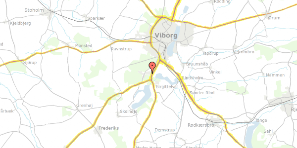 Trafikstøjkort på Nonbo Hegn 12, 8800 Viborg