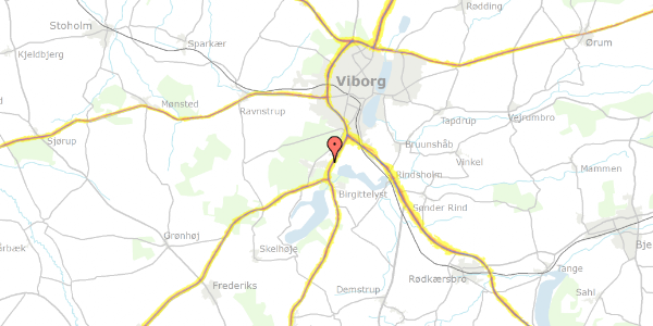 Trafikstøjkort på Nonbo Krat 24, 8800 Viborg