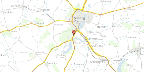 Trafikstøjkort på Nonbo Krat 28, 8800 Viborg