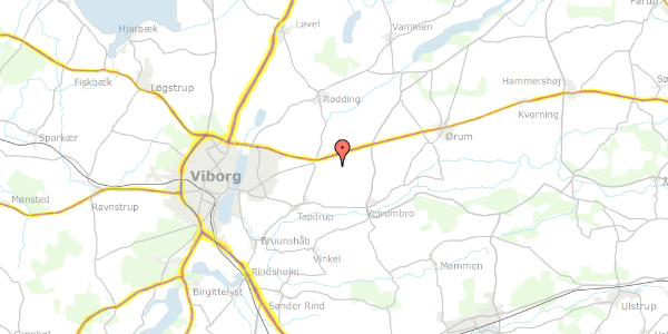Trafikstøjkort på Nordre Ringvej 22, 8800 Viborg