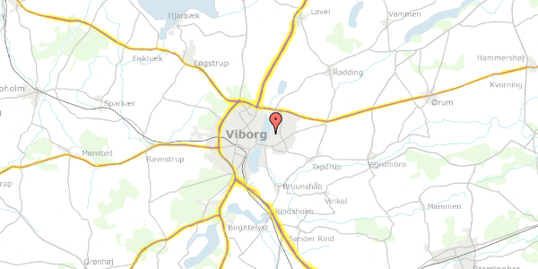 Trafikstøjkort på Nørresøvej 13, 8800 Viborg