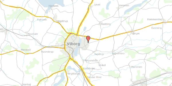 Trafikstøjkort på Seglen 69, 8800 Viborg