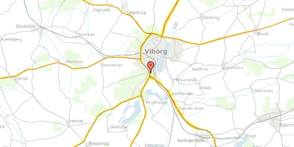 Trafikstøjkort på Skovvej 27, 8800 Viborg