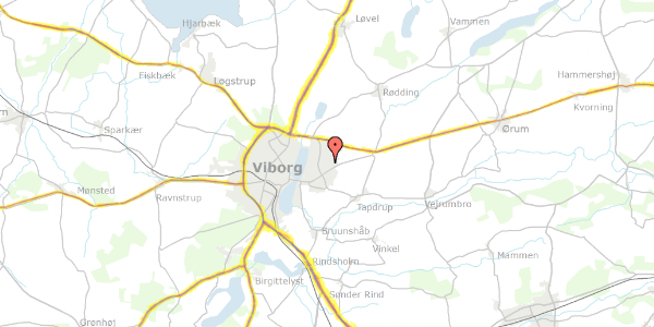 Trafikstøjkort på Stjærten 55, 8800 Viborg