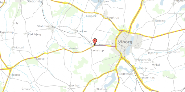 Trafikstøjkort på Østenvinden 3, 8800 Viborg