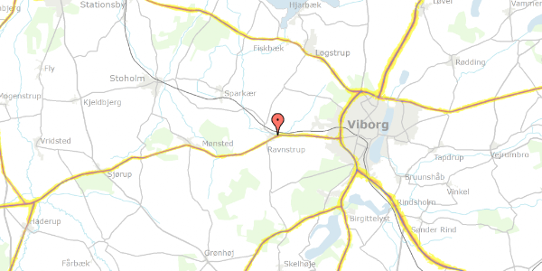 Trafikstøjkort på Åen 6, 8800 Viborg