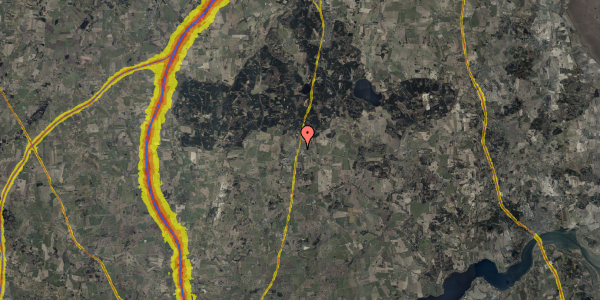 Trafikstøjkort på Østergade 7, 9510 Arden