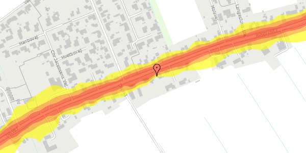 Trafikstøjkort på Røgildvej 6, 9460 Brovst