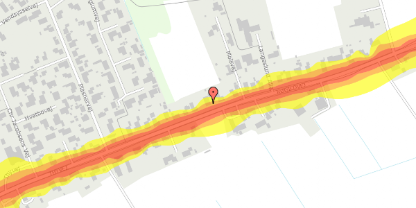 Trafikstøjkort på Røgildvej 19, 9460 Brovst