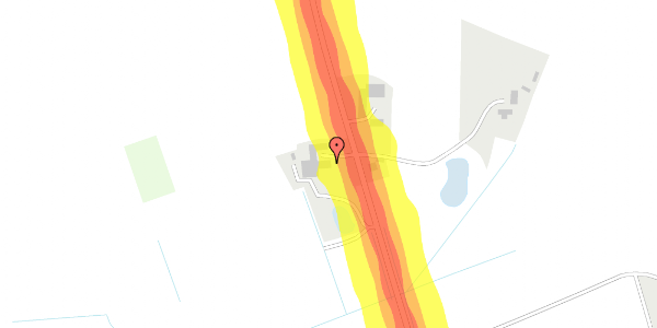 Trafikstøjkort på Aggersundvej 518, 9690 Fjerritslev