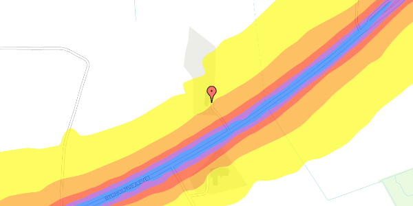 Trafikstøjkort på Bygholmvejlevej 160, 9690 Fjerritslev