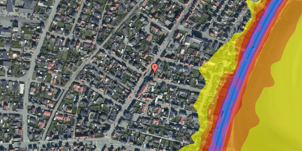 Trafikstøjkort på Søndergade 135, 9900 Frederikshavn