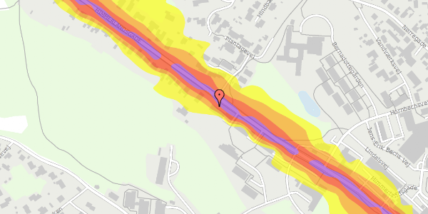 Trafikstøjkort på Himmerlandsgade 21, 1. th, 9560 Hadsund