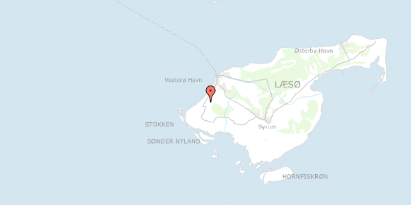 Trafikstøjkort på Strandvejen 51, 9940 Læsø