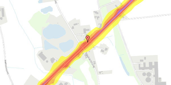 Trafikstøjkort på Jelstrupvej 2A, 9480 Løkken