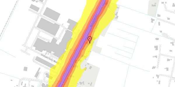 Trafikstøjkort på Skagensvej 128, 9982 Ålbæk