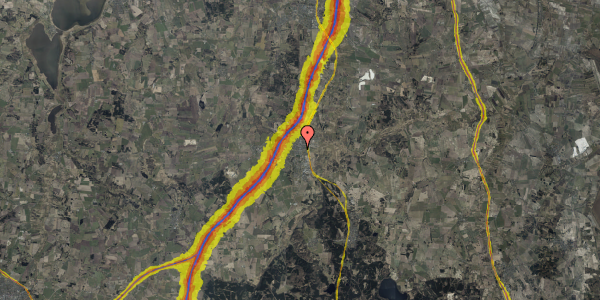 Trafikstøjkort på Bavnebakken 11, st. b, 9530 Støvring