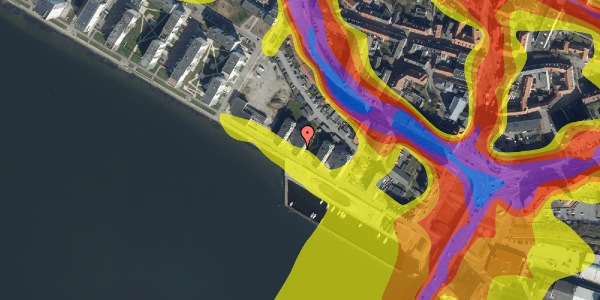 Trafikstøjkort på Mellem Broerne 15, 2. th, 9400 Nørresundby