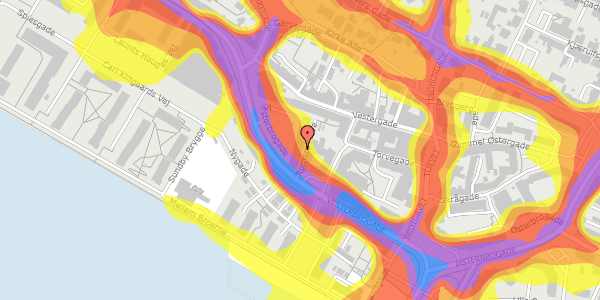 Trafikstøjkort på Rømers Have 4, 1. 88, 9400 Nørresundby