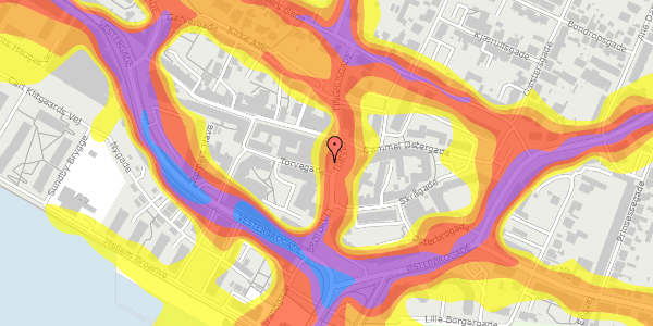 Trafikstøjkort på Torvet 6, 2. 12, 9400 Nørresundby