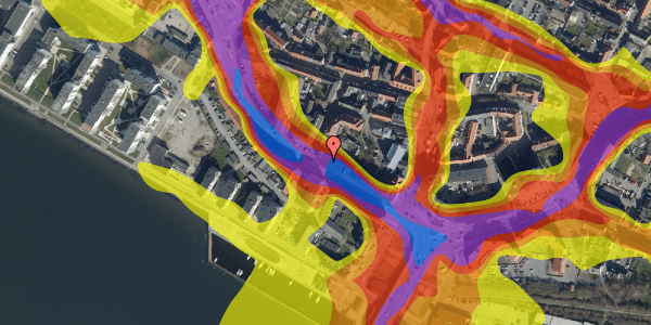 Trafikstøjkort på Vesterbrogade 9, 1. 35, 9400 Nørresundby