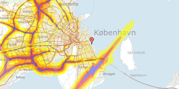 Trafikstøjkort på Sundby Parkvej 2, 1. th, 2300 København S