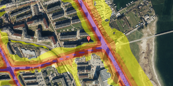 Trafikstøjkort på Sundby Parkvej 4, 1. th, 2300 København S