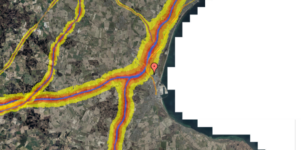 Trafikstøjkort på Ølbycenter 77B, 2. 35, 4600 Køge