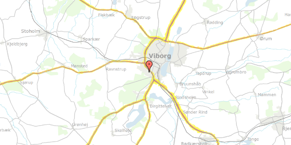 Trafikstøjkort på Liseborg Toft 22, 8800 Viborg