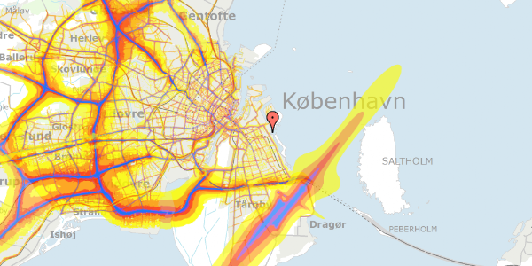 Trafikstøjkort på Ved Amagerbanen 39, 1. , 2300 København S