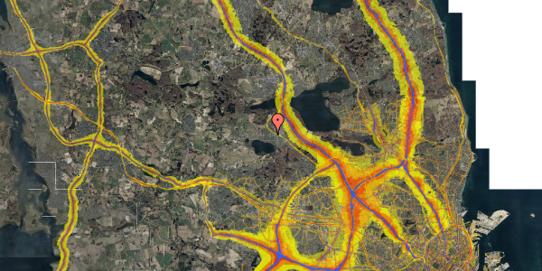 Trafikstøjkort på Kirke Værløsevej 26, st. 4, 3500 Værløse