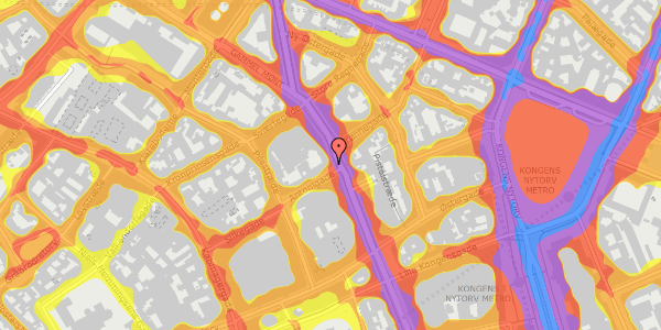 Trafikstøjkort på Gammel Mønt 1, 2. , 1117 København K