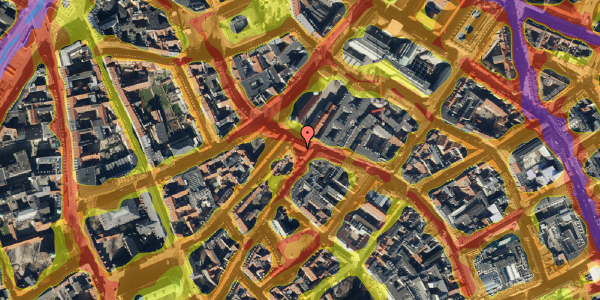 Trafikstøjkort på Skindergade 2C, 1. tv, 1159 København K