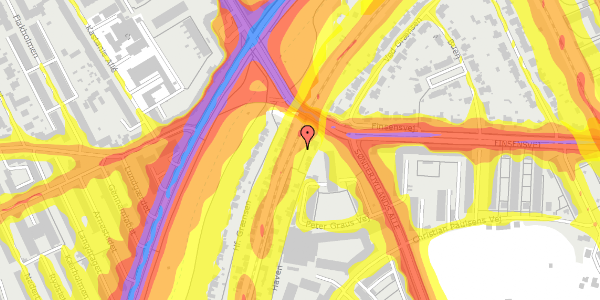 Trafikstøjkort på Haven 9F, 2000 Frederiksberg