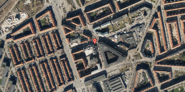 Trafikstøjkort på Omøgade 10, 4. th, 2100 København Ø