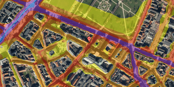 Trafikstøjkort på Åbenrå 4, 4. , 1124 København K