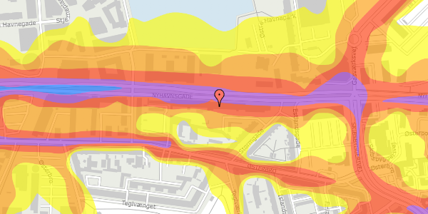 Trafikstøjkort på Stormgade 11, 4. 9, 9000 Aalborg