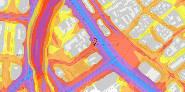 Trafikstøjkort på Jernbanegade 2, 1608 København V