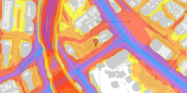 Trafikstøjkort på Axeltorv 2, st. , 1609 København V