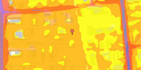 Trafikstøjkort på Ejby Industrivej 78, 2600 Glostrup