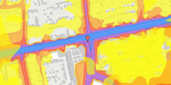 Trafikstøjkort på Glostrup Shoppingcenter 108, 1. , 2600 Glostrup