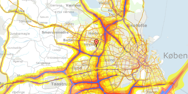 Trafikstøjkort på Vester Hanevad 60, 2740 Skovlunde