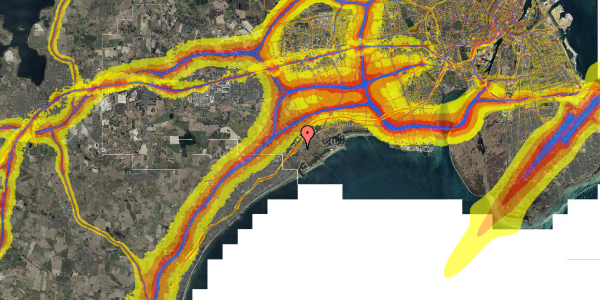 Trafikstøjkort på Fasanskellet 6, 2635 Ishøj