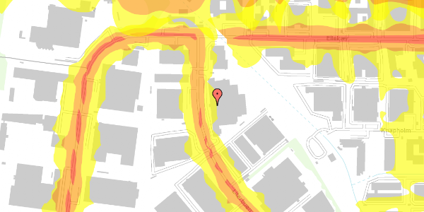 Trafikstøjkort på Literbuen 16B, 2740 Skovlunde