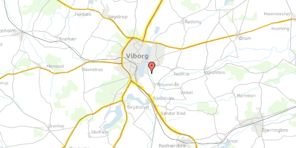 Trafikstøjkort på Vinkelvej 40, 1. , 8800 Viborg